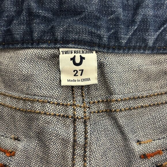 True Religion Emma Mid Rise Bermuda Shorts Size 27 NEW - Picture 8 of 12